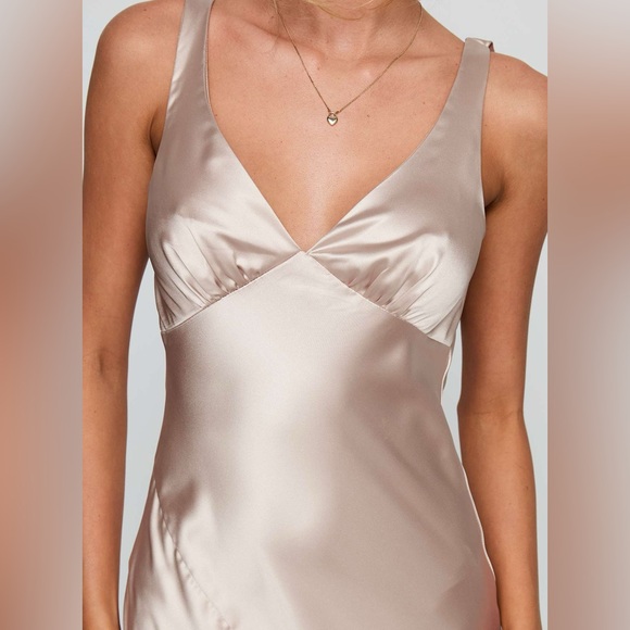 Princess Polly Northern Star Maxi Dress – Champagne | US 0 | Like New - Picture 3 of 9